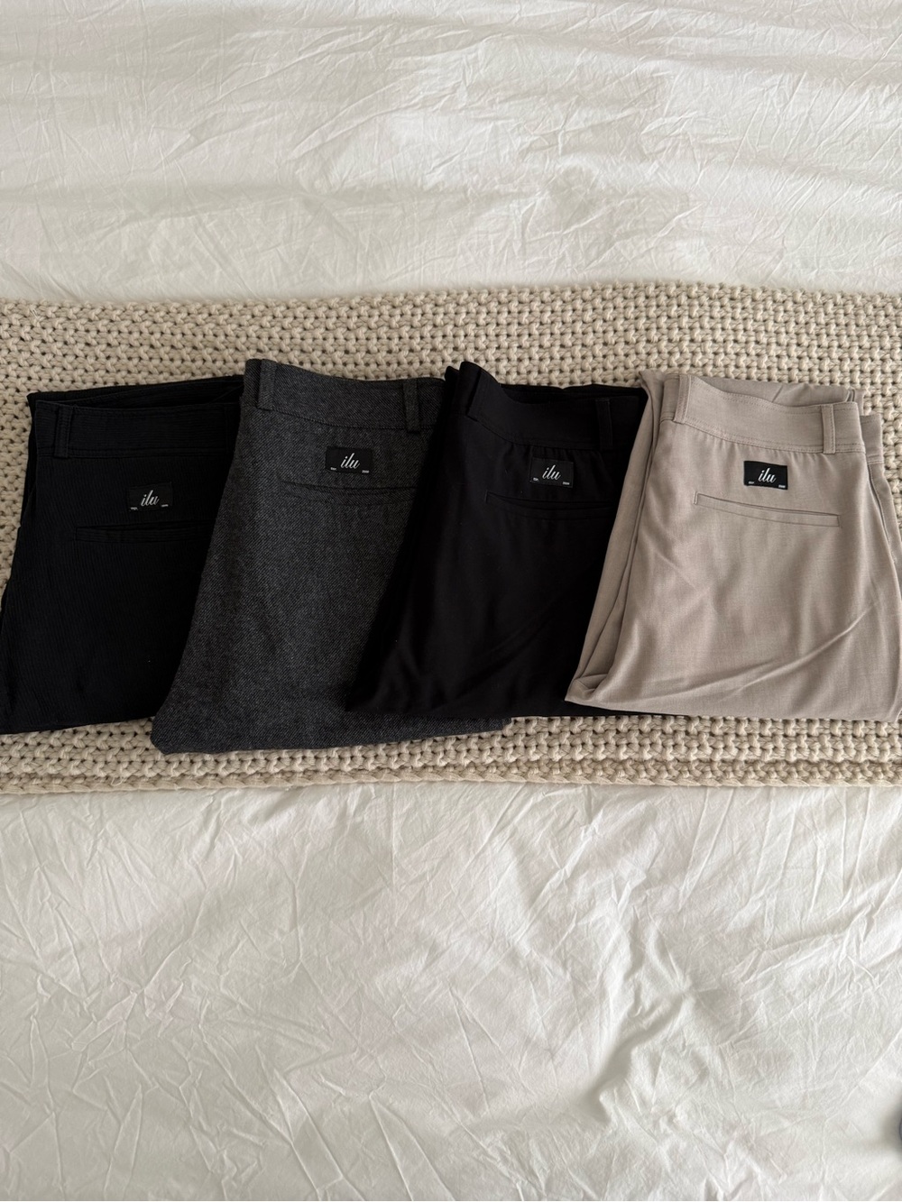I love ugly Men’s Dress Pants - Black, Charcoal, Black, Taupe